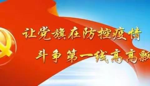 抗击疫情，勇担使命                    ——白银市育才学校党员开展疫情防控志愿活动