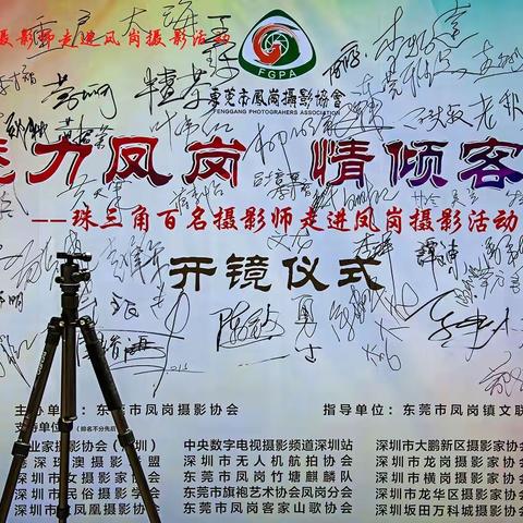 魅力凤岗 情倾客侨”珠三角百名摄影师走进凤岗摄影活动成功举办