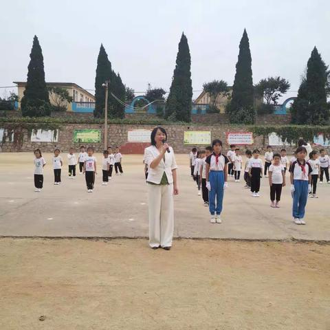 活力飞扬展风采    阳光体育强体魄——大旺庄小学广播操比赛