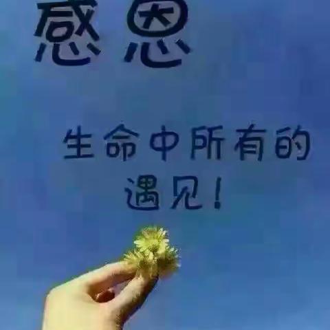 感恩生命中的每一次遇见