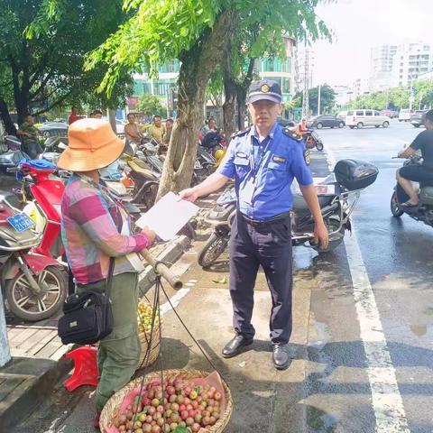 关于海口市城南路占道经营影响交通出行的舆情回复