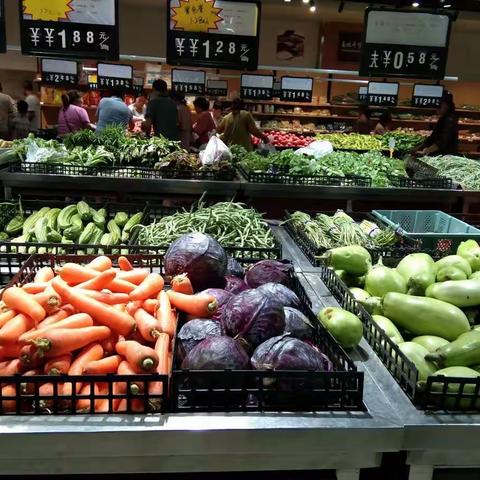 中许幼儿园学前班童心童画《逛超市》