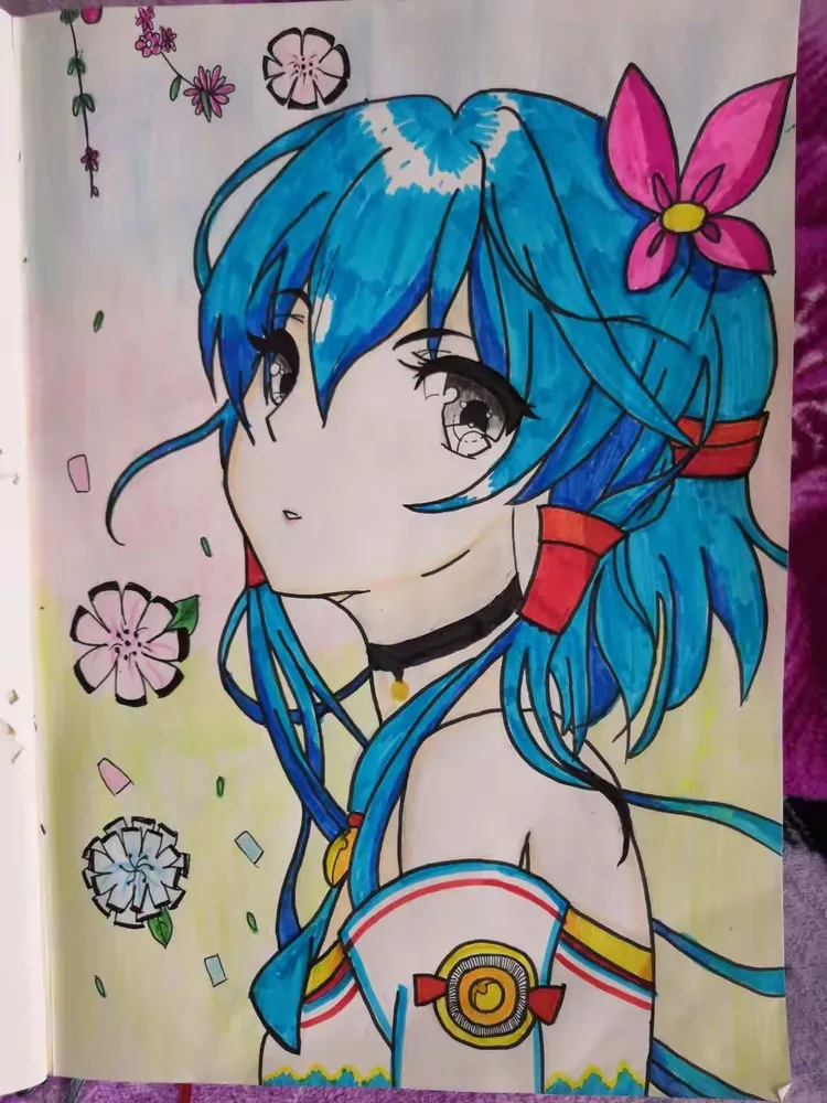 动漫画——《自信的少女》