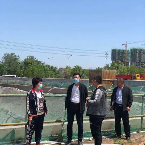 长垣市人防办督导人防工程在建项目