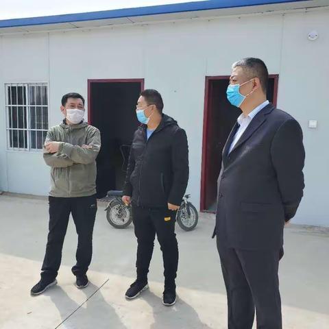 长垣市人防办主任程文平督导人防工程项目建设工作