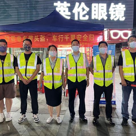 龙岗墟社区开展夜间交通综合整治行动