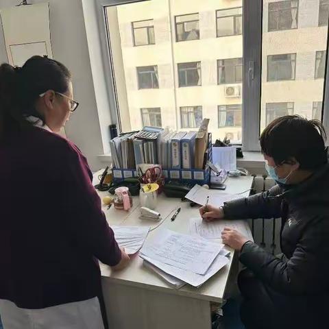区疾控对区医院慢病相关工作进行督导