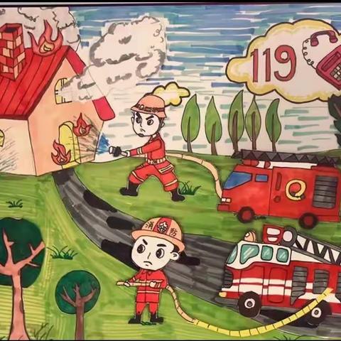 洲湖村童伴之家开展“消防在我心，安全童行”主题活动