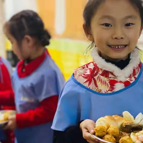 蓝天幼儿园迎新年自助美食活动