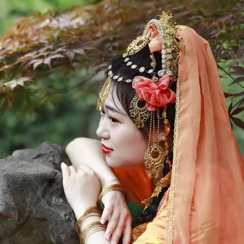 周日桂林公园环境人像