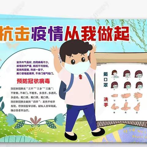 以笔为援，以艺抗疫——风水梁小学二年级优秀“抗疫”主题手抄报及绘画作品展
