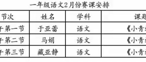 研备出优课，赛课出精品——金太阳学校一年级语文赛课活动