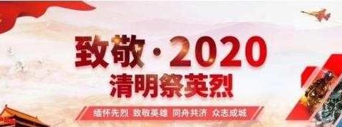 郏县安良镇苗楼小学2020年清明节缅怀先烈 致敬英雄主题活动