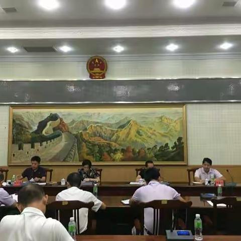 区委常委、纪委书记蒋海涛对6名基层纪委书记进行集体约谈