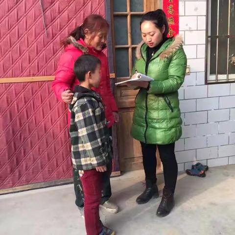 上乐村镇家访活动系列之——66琉璃堂小学三二班