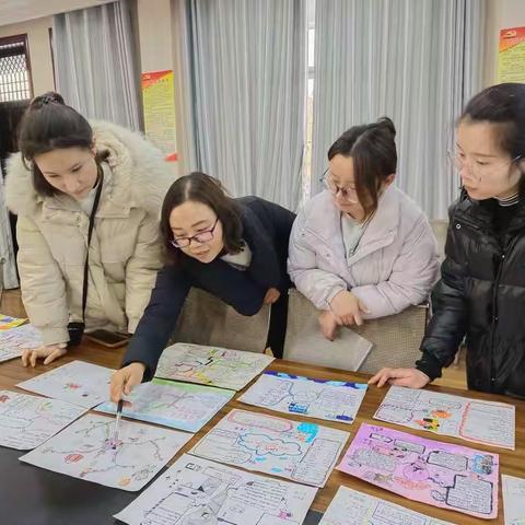 "Happy reading, enjoy drawing "西村镇第二小学举办英语思维导图大赛