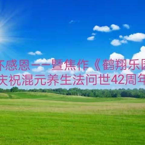 缅怀师恩——暨焦作《鹤翔乐园》庆祝混元养生法问世42周年