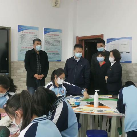 海拉尔区委副书记、政法委书记张卫军到新海中学调研指导工作