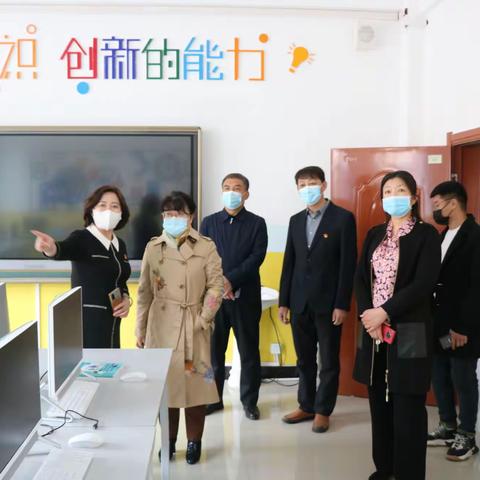 呼伦贝尔市科协领导到新海中学开展党建联系点工作