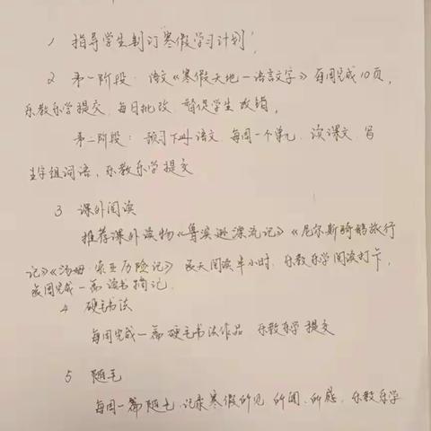 寒假突然而至      坚持从未停止——仵龙堂乡五联学校寒假活动纪实（一）