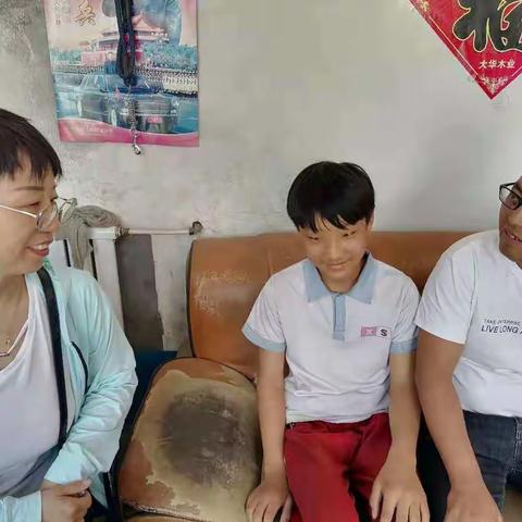 岞山中心学校开展防溺水家访活动