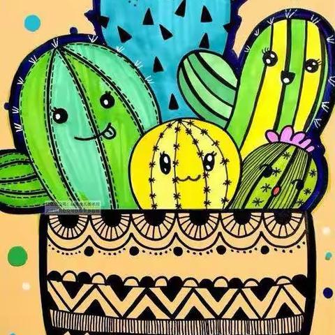 红巢美术线描与色彩