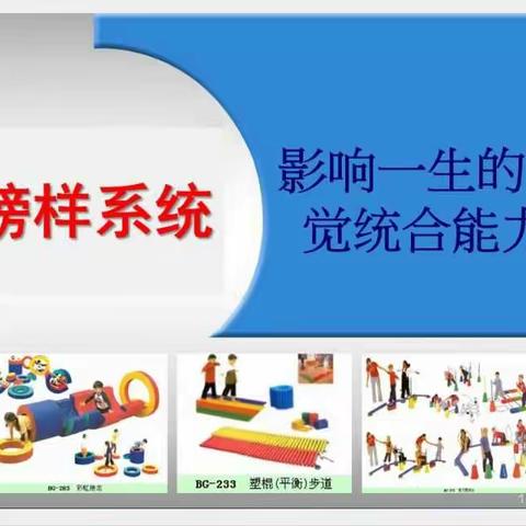 影响一生的感觉统合能力