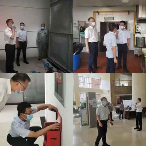 张利军副行长检查指导分行办公楼安全管理工作