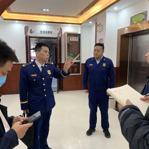 佳县大队联合市卫建委和县卫建局开展全县医疗卫生机构消防安全检查