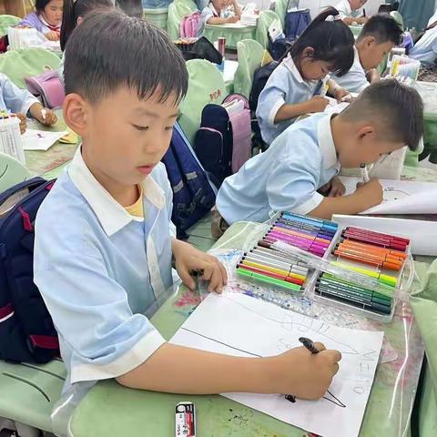 我们有“画”说锦绣学校一年级美术社团