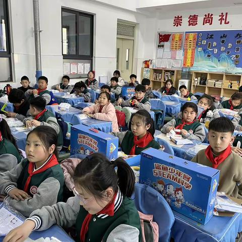 锦绣学校四年级2班鲨鱼课《饮水鸟》