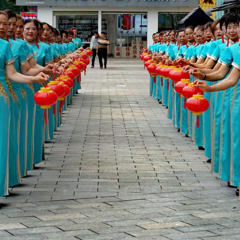 【群演风采】富顺县广场舞协会旗袍队成立三周年庆典文艺汇演