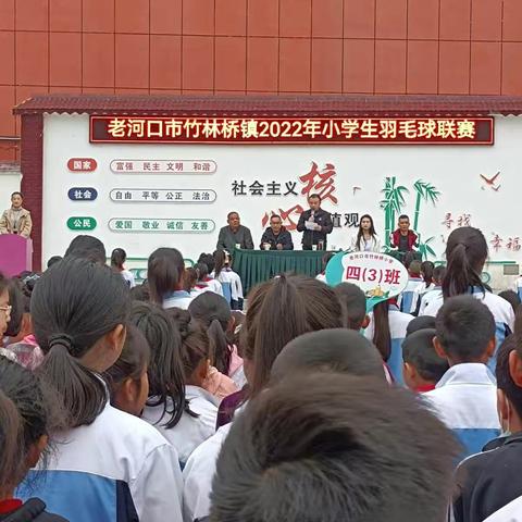 竹林桥镇小学生羽毛球联赛