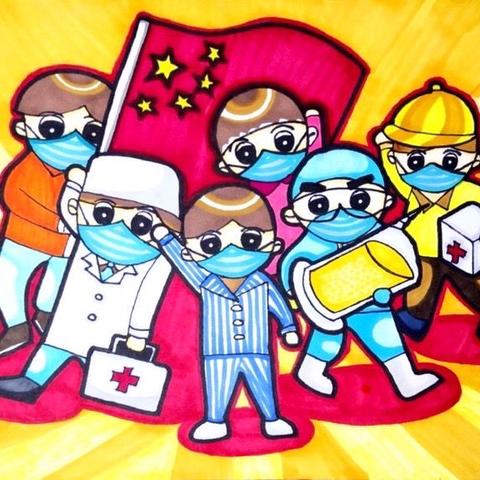 【中国🇨🇳加油】“众志成城抗疫情，新徽学子为武汉加油”｜郑州新徽实验学校