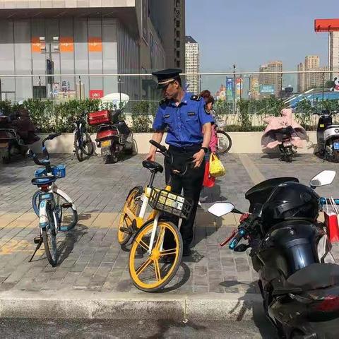 我为群众办实事☆城市建管. 电子城持续发力精细化管理.中队今日工作小结