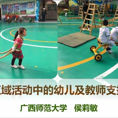 区域活动中的幼儿及教师支持【广西师范大学  侯莉敏】