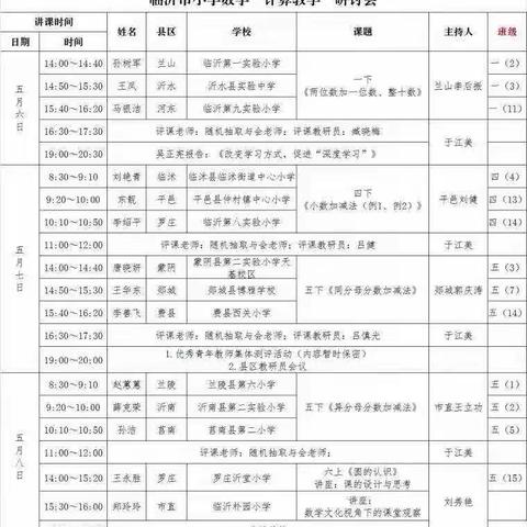 深度学习——临沂市小学数学“计算教学”研讨会