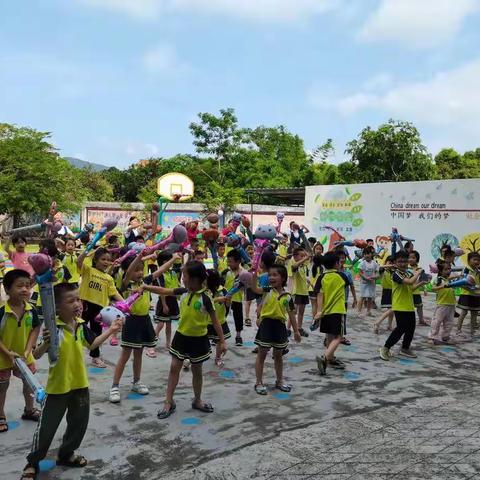 缤纷童年，多彩六一—阳春市河朗镇中心幼儿园大一班六一活动