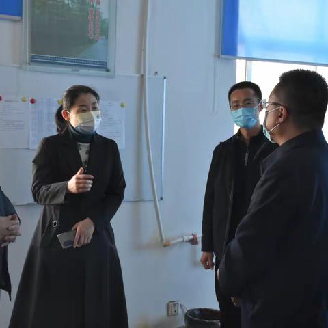 县政府副县长桑蕊一行到大屯镇督导疫情防控工作