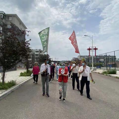清原镇铁北社区新时代文明实践站开展防汛应急演练活动
