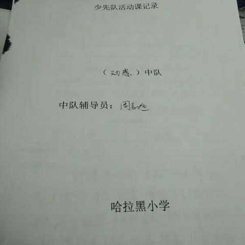 少先队期末材料