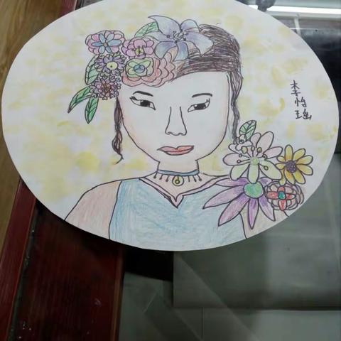 瑶瑶，轩轩送给妈妈的花！