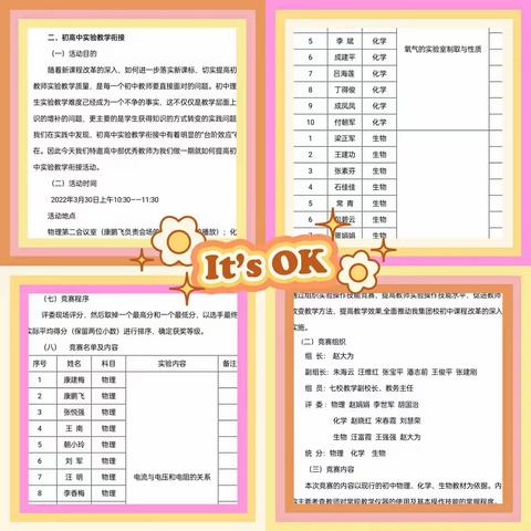 实验 探索 创新——记漳县武阳中学集团学校理化生教师实验技能竞赛暨初高中实验衔接教学活动