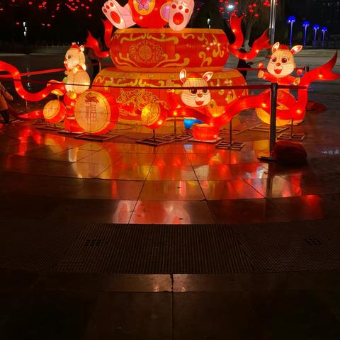 榆林古城年的美景画面好美