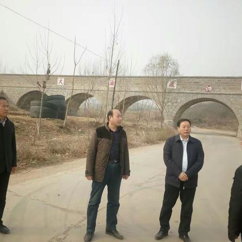 市委副书记马佩荣视察朱庄南干渠现代化建设一期工程