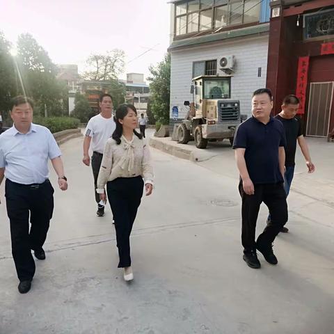区委副书记高大雁调研顾县镇人居环境整治工作