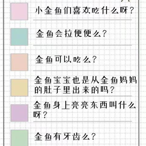 金凤区翡翠公园幼儿园小一班课程故事——《小鱼的秘密》