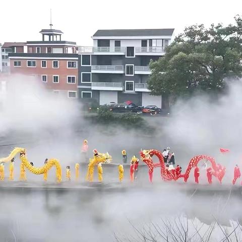 龙腾二月二，聚力绽芳华丨上考村开展2025年喜迎“3·8快乐女神节”迎布龙活动