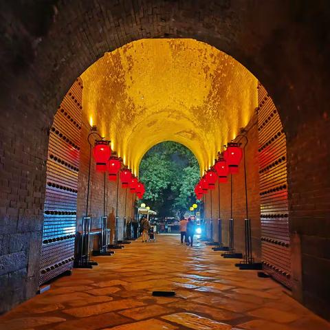 雄伟壮观的西安城墙