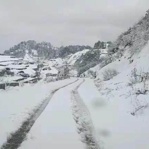 马鹿塘乡紧盯雪情 全力防范应对冰雪天气